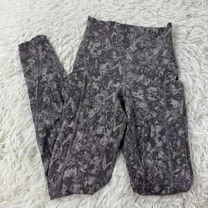 Lululemon Align High-Rise Pant with Pockets 28" Hideaway Camo Lunar Rock Multi